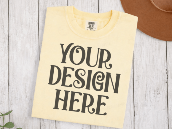 Download Butter CC1717 Flat Lay T-shirt Mockup - Flat lay Collection
