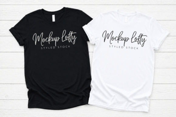 Download BC3001 Group Flat Lay T-shirt Mockup - Flat lay Collection